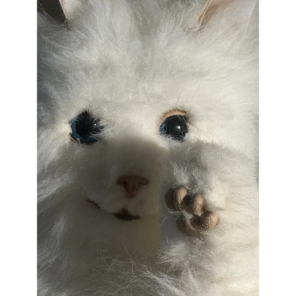 VINTAGE 2009 FurReal Friends Lulu My Cuddlin Kitty Cat White Hasbro - Video!